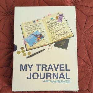 Travel Journal with Globe Trotter Design